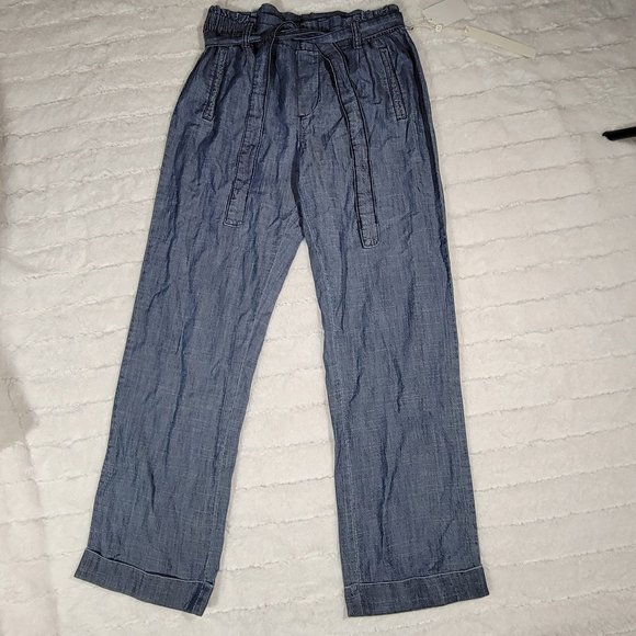 NWT Caslon XS cuffed pants drawstrings